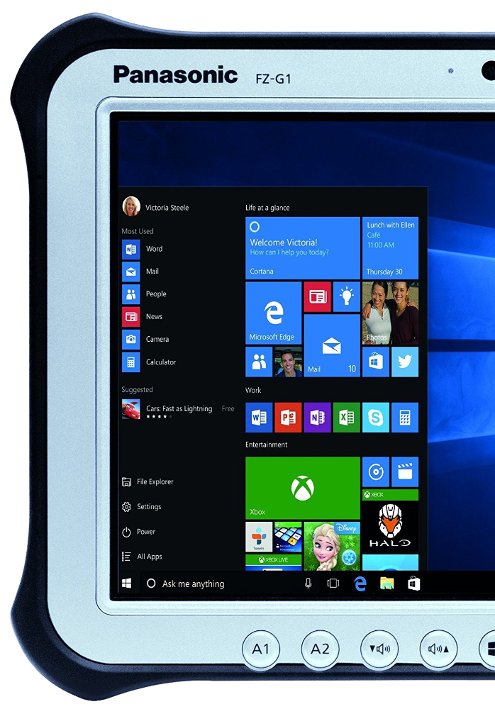 Panasonic FZ-G1 Toughbook with Jaltest screen